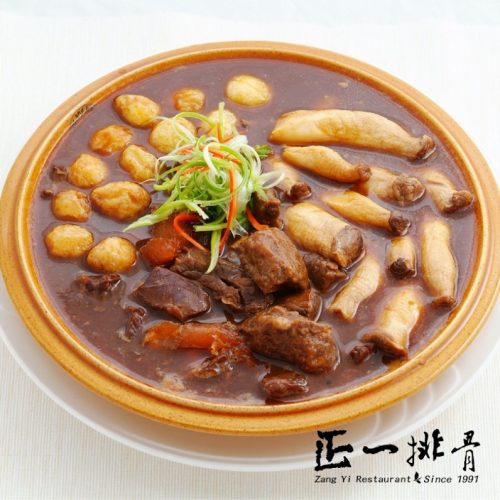 砂鍋牛腩蹄筋煲800g